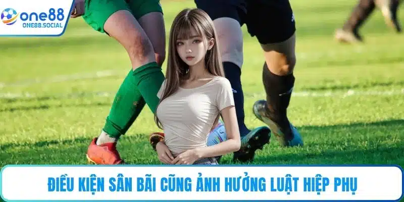 Điều kiện sân bãi cũng ảnh hưởng luật hiệp phụ